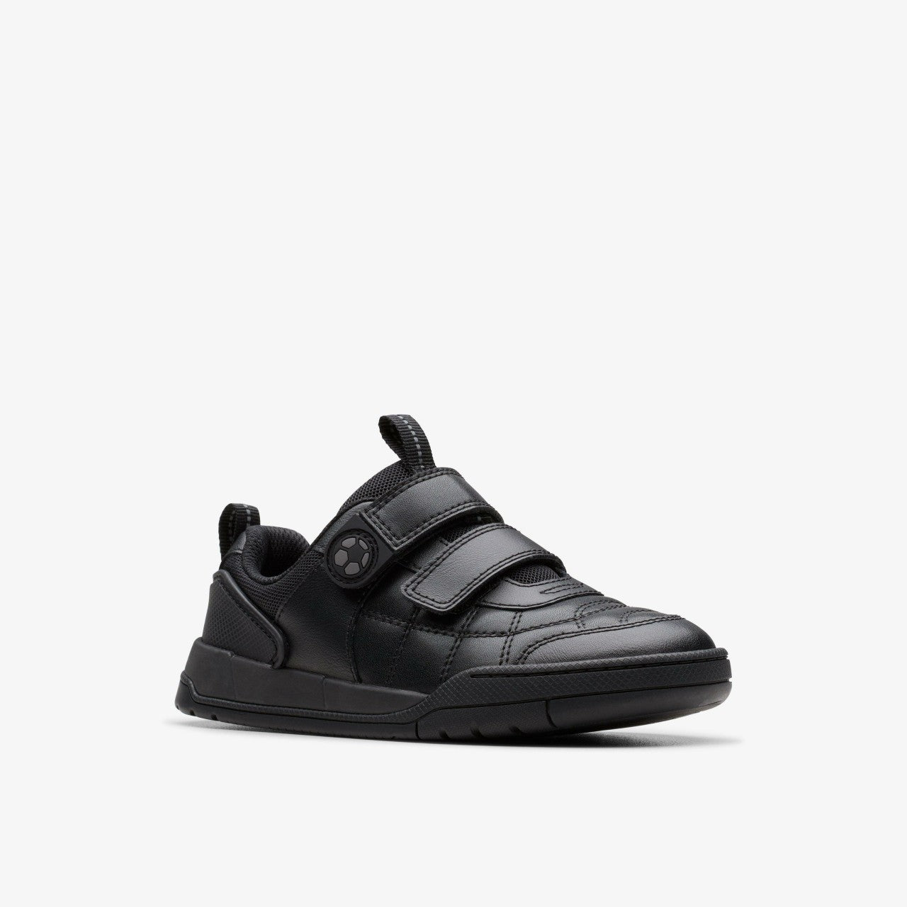 Laser Cross Kid Black Leather