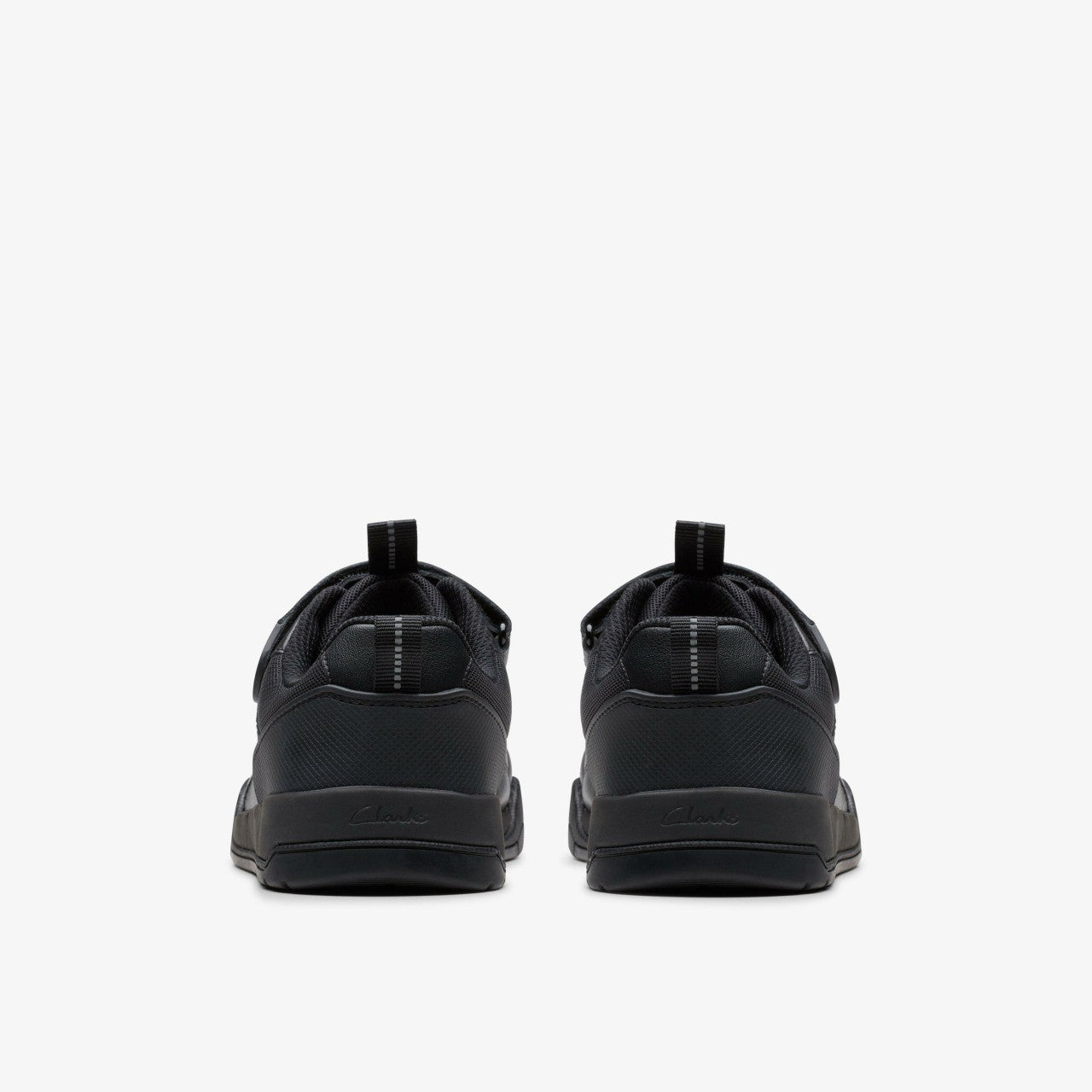 Laser Cross Youth Black Leather