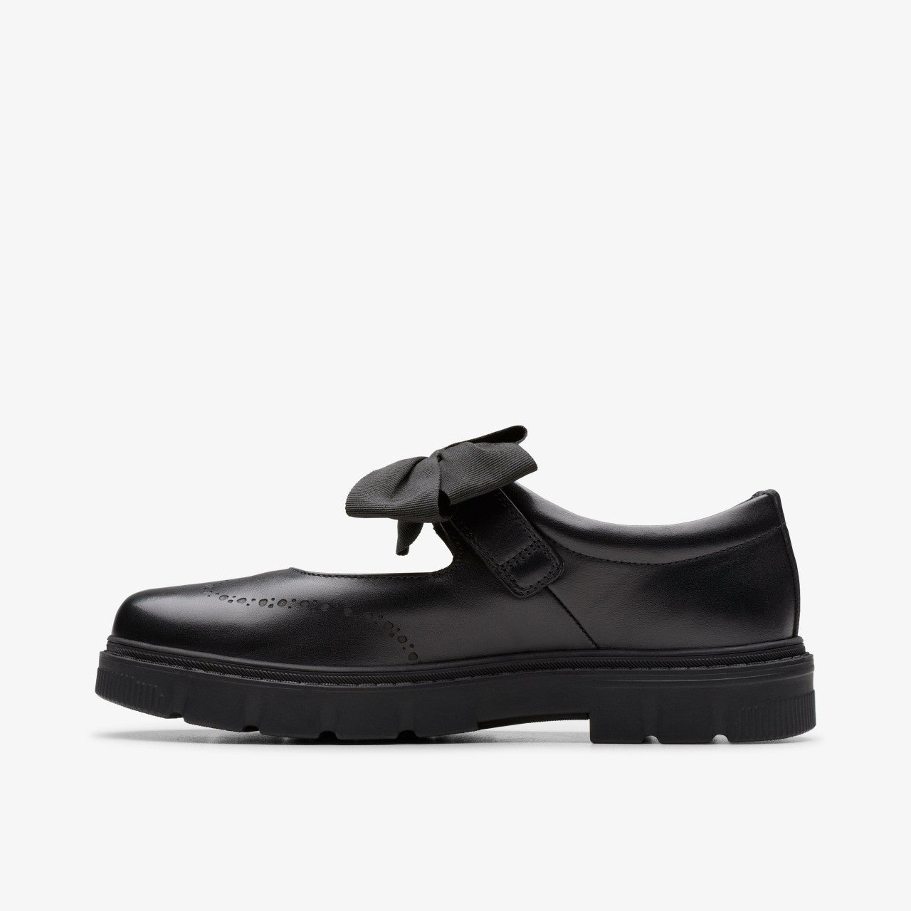 Lorcam Jane Youth Black Leather