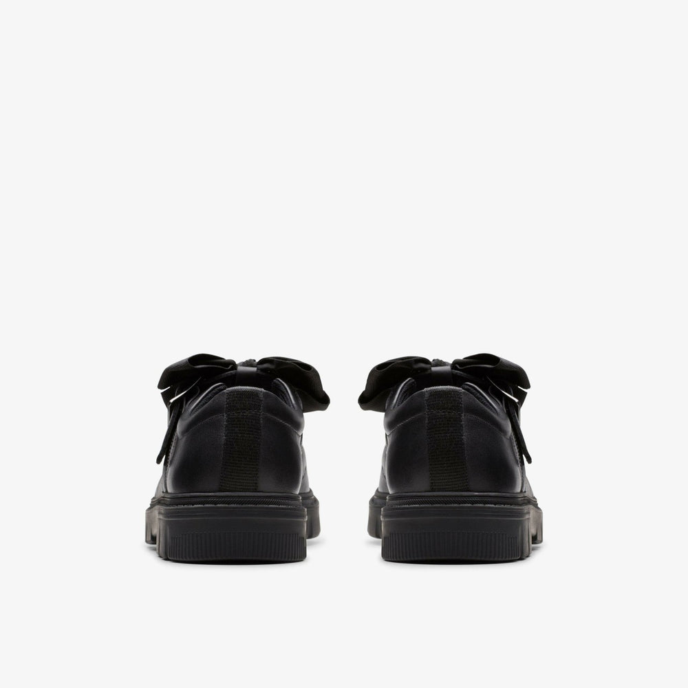 Lorcam Jane Youth Black Leather