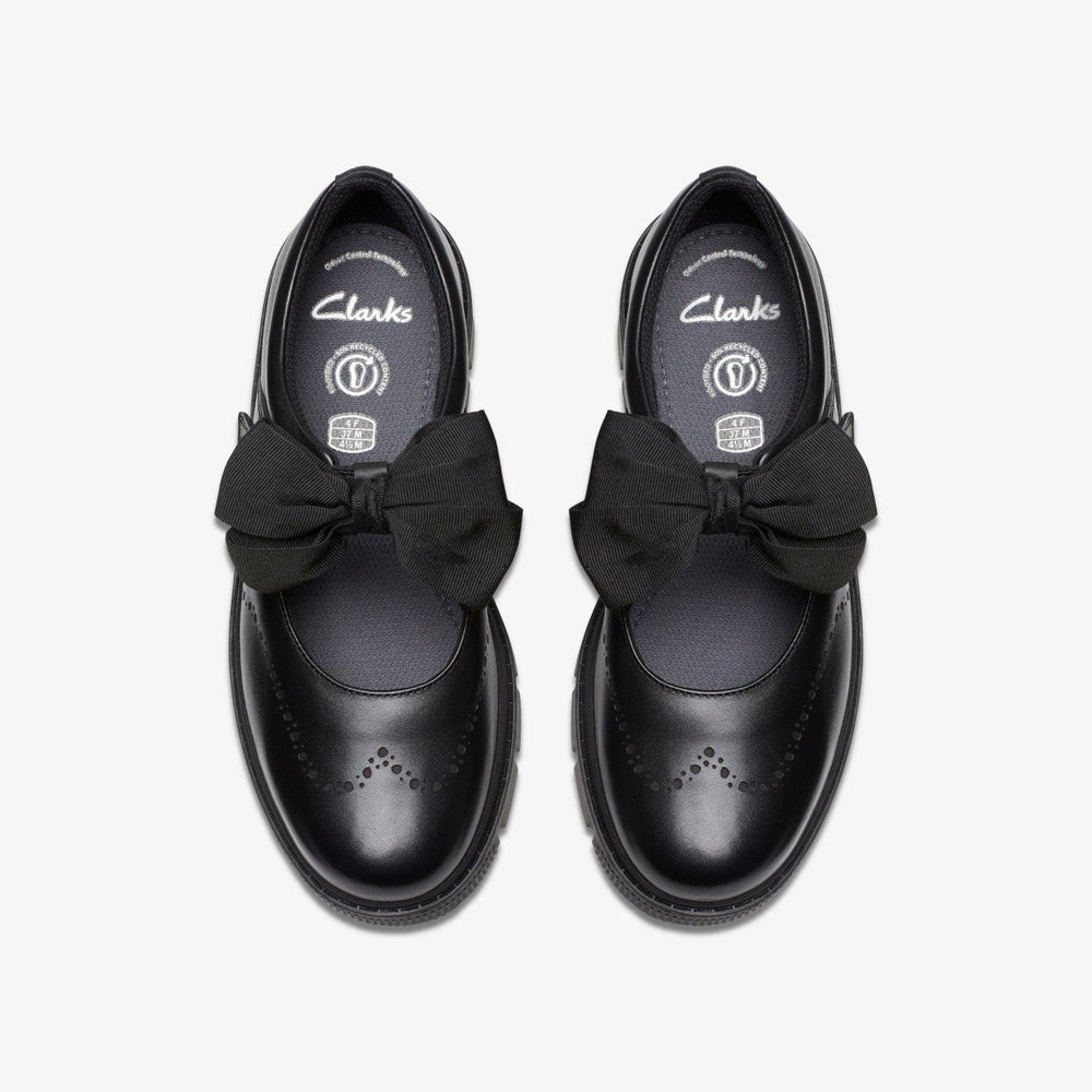 Lorcam Jane Youth Black Leather