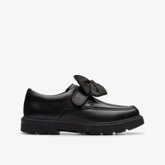 Lorcam Bow Kid Black Leather