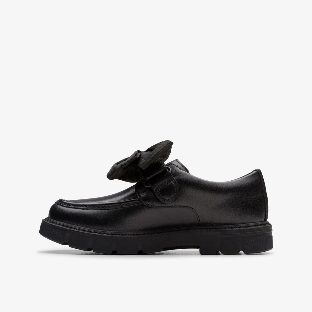 Lorcam Bow Kid Black Leather