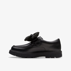 Lorcam Bow Kid Black Leather