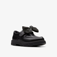 Lorcam Bow Kid Black Leather