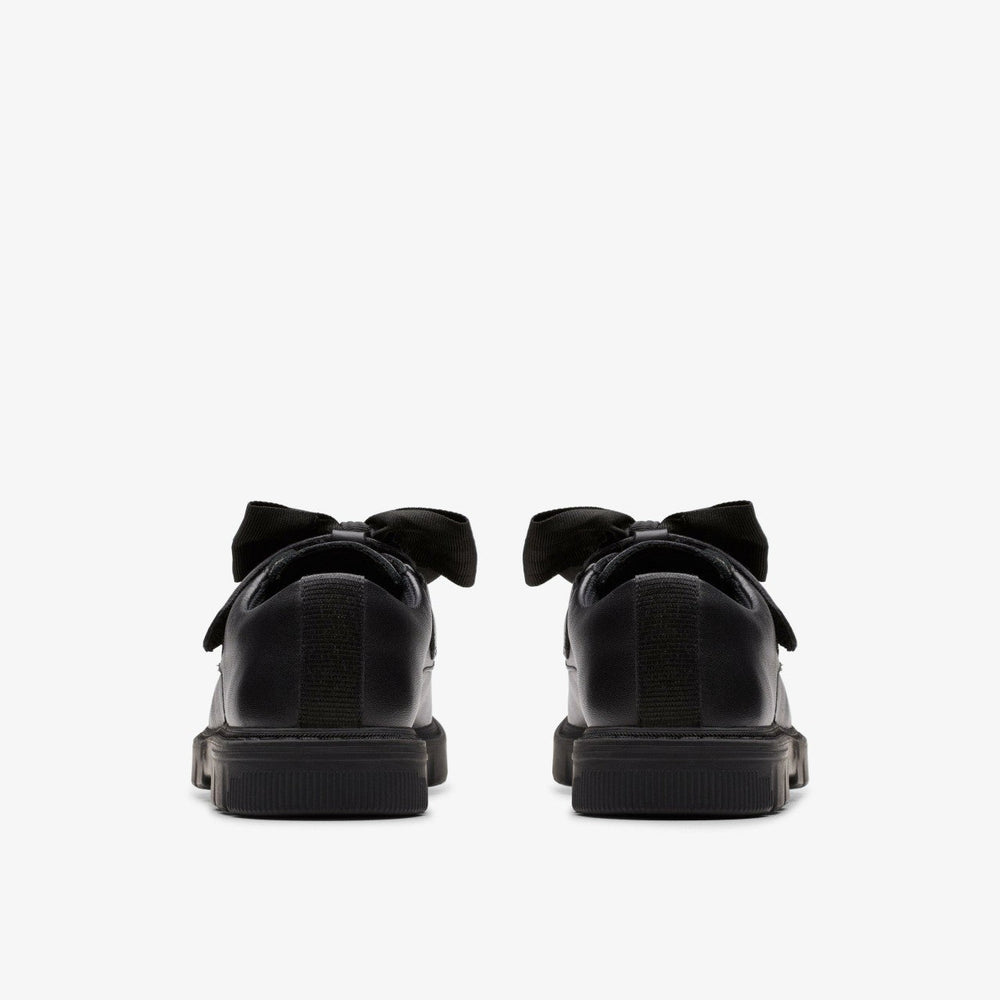 Lorcam Bow Kid Black Leather