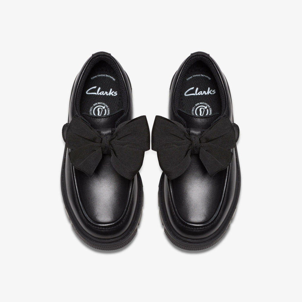 Lorcam Bow Kid Black Leather