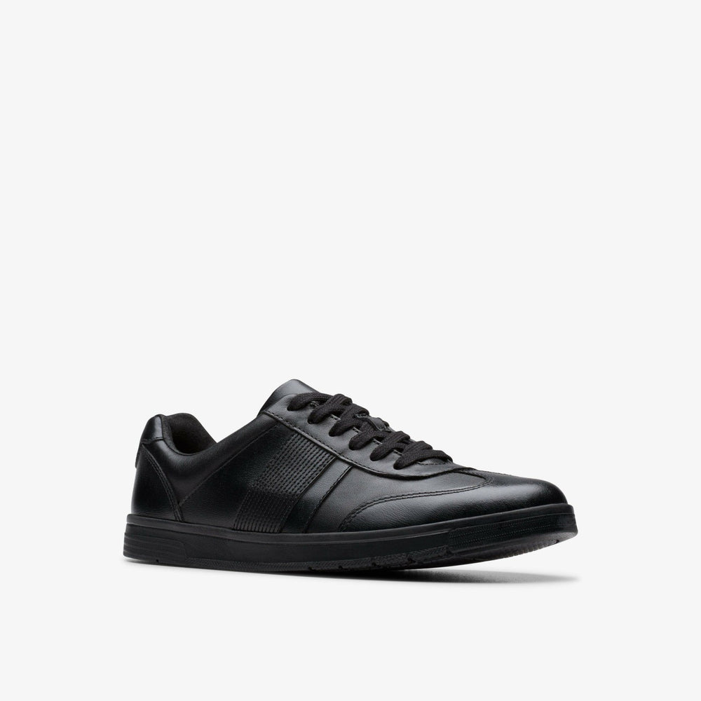 Disco Pace Youth Black Leather