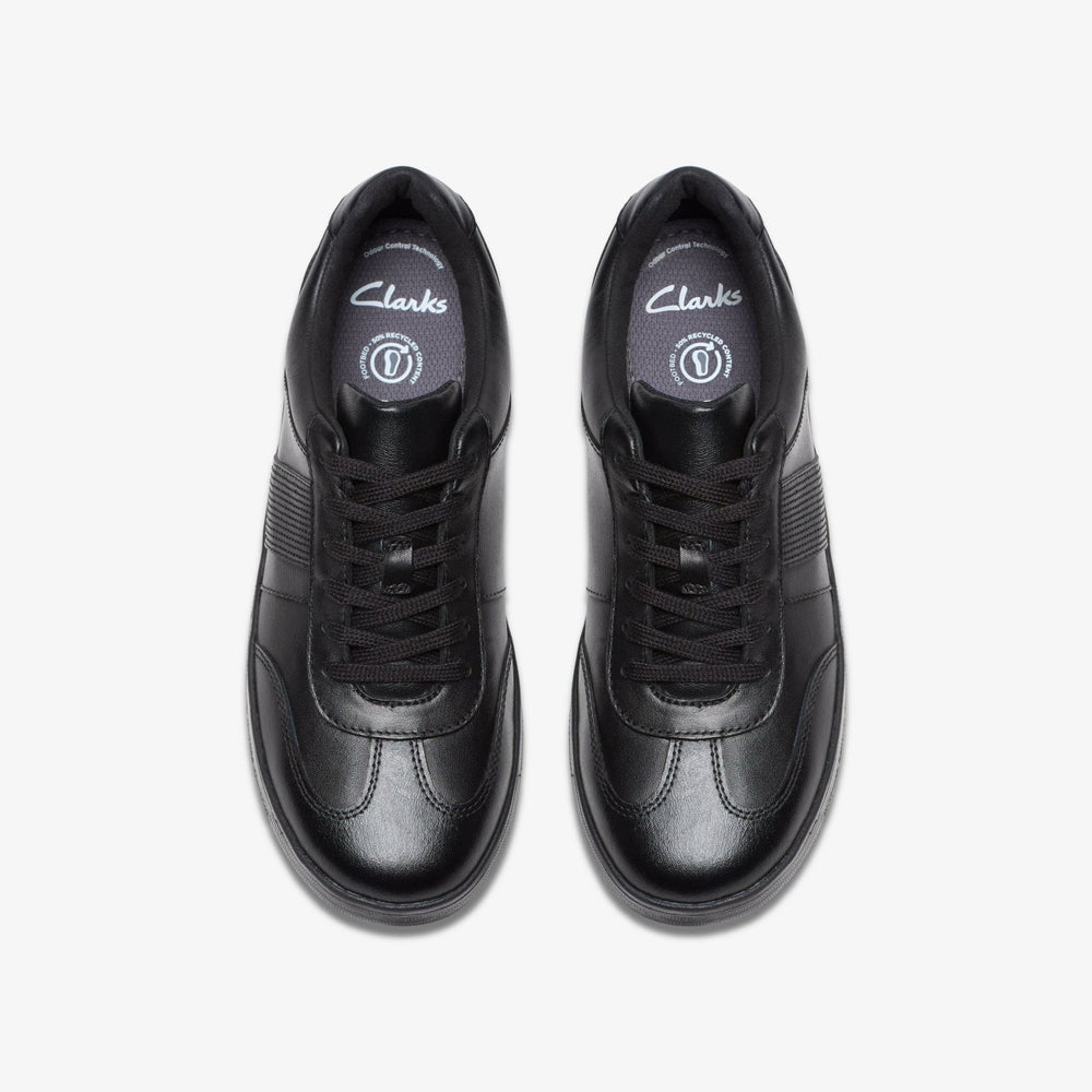 Disco Pace Youth Black Leather