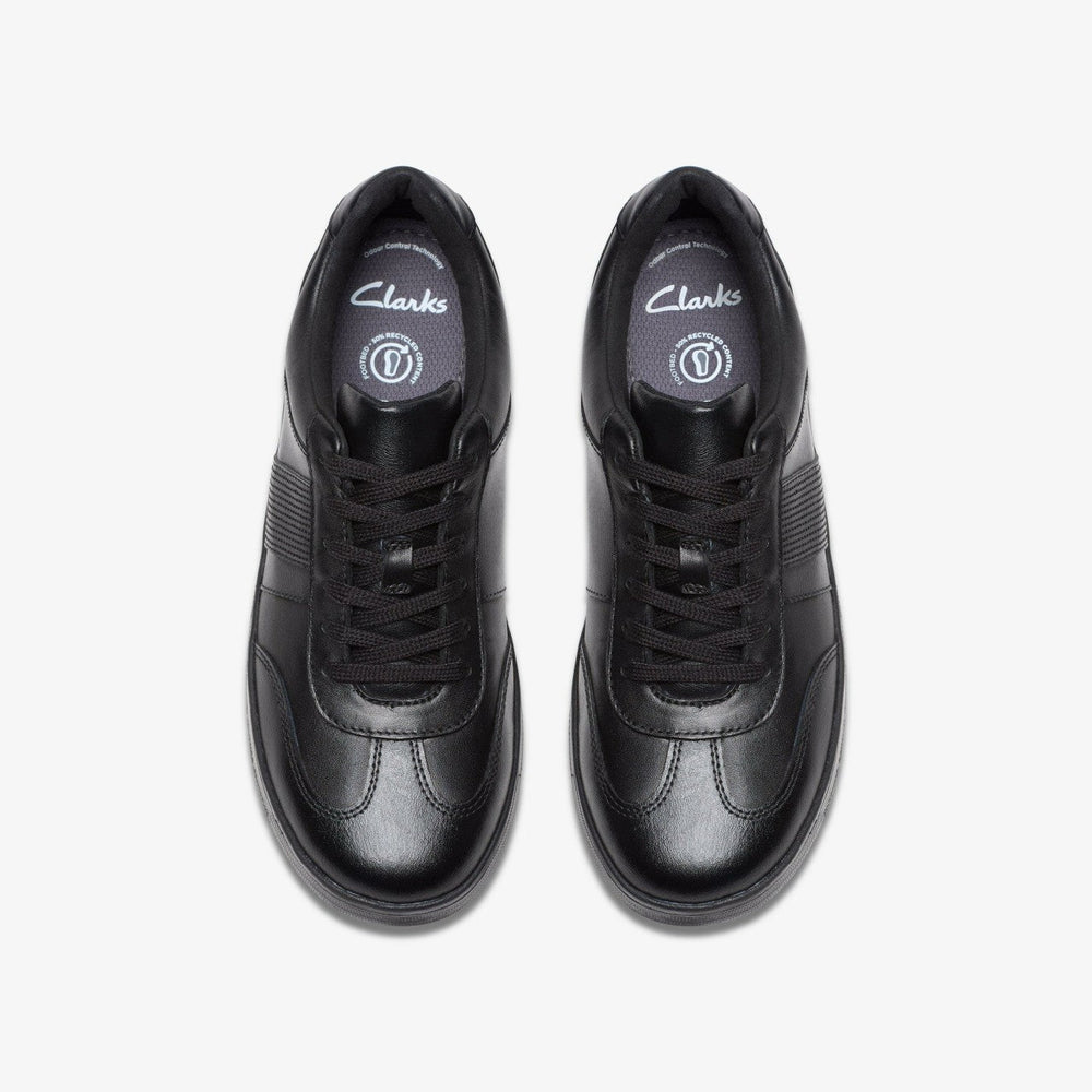 Disco Pace Youth Black Leather