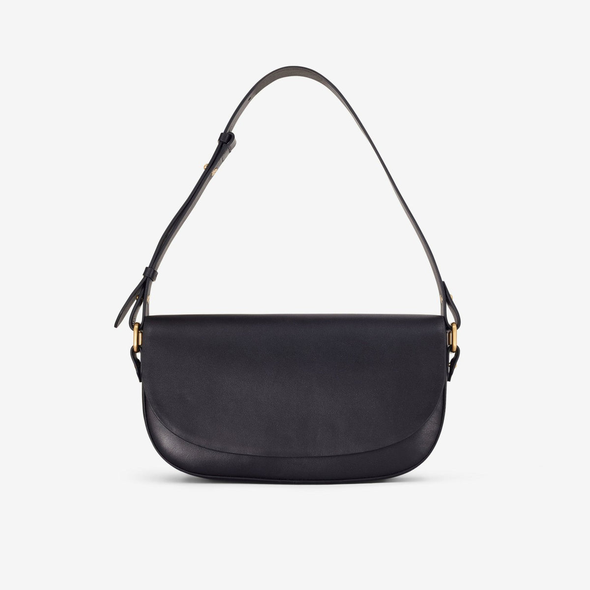 Baguette Dress Black Leather