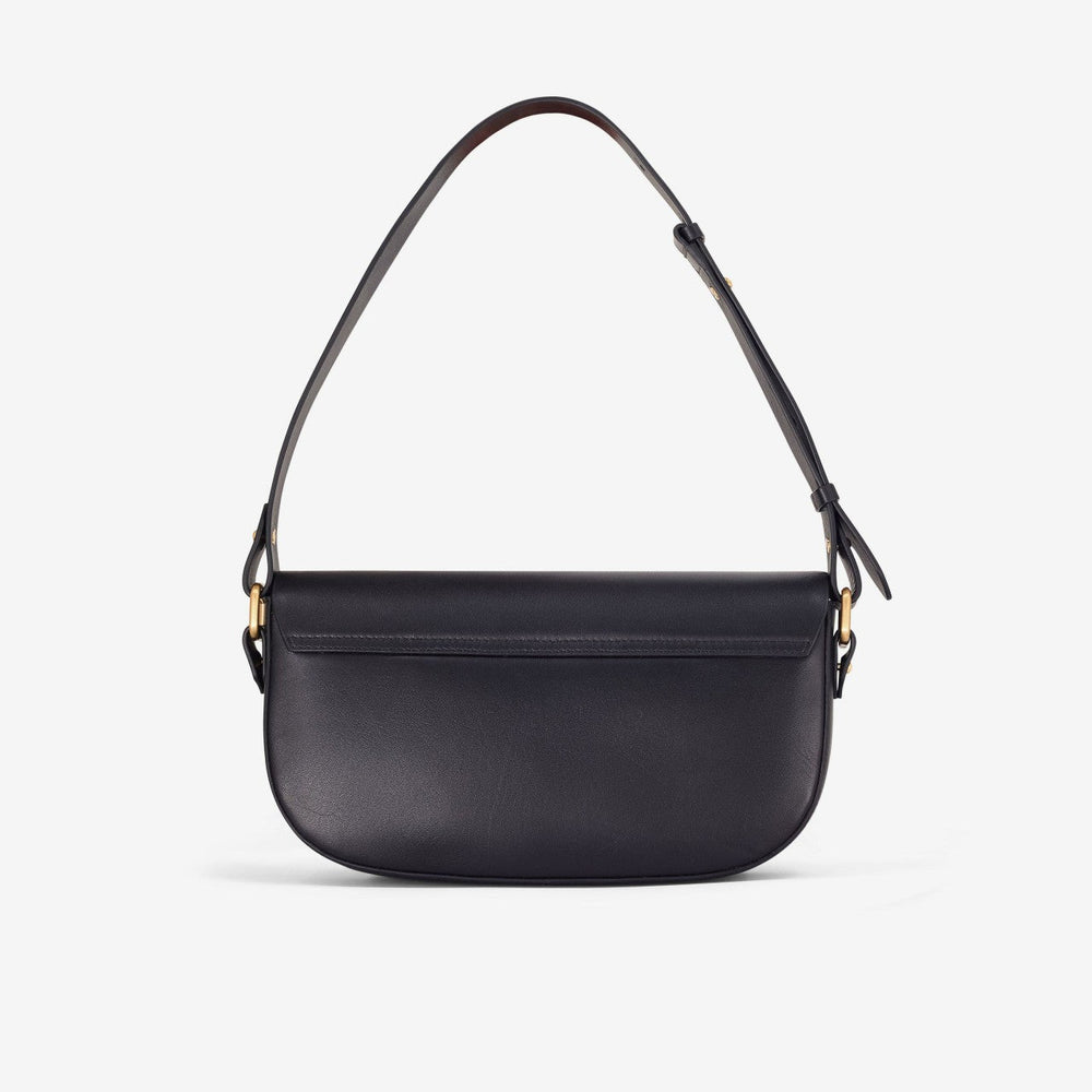 Baguette Dress Black Leather