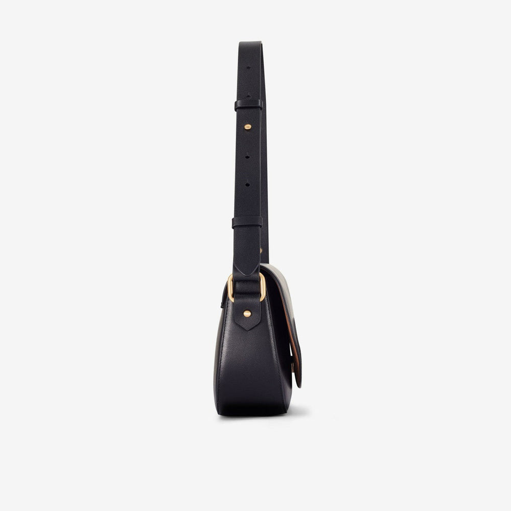 Baguette Dress Black Leather