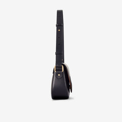 Baguette Dress Black Leather
