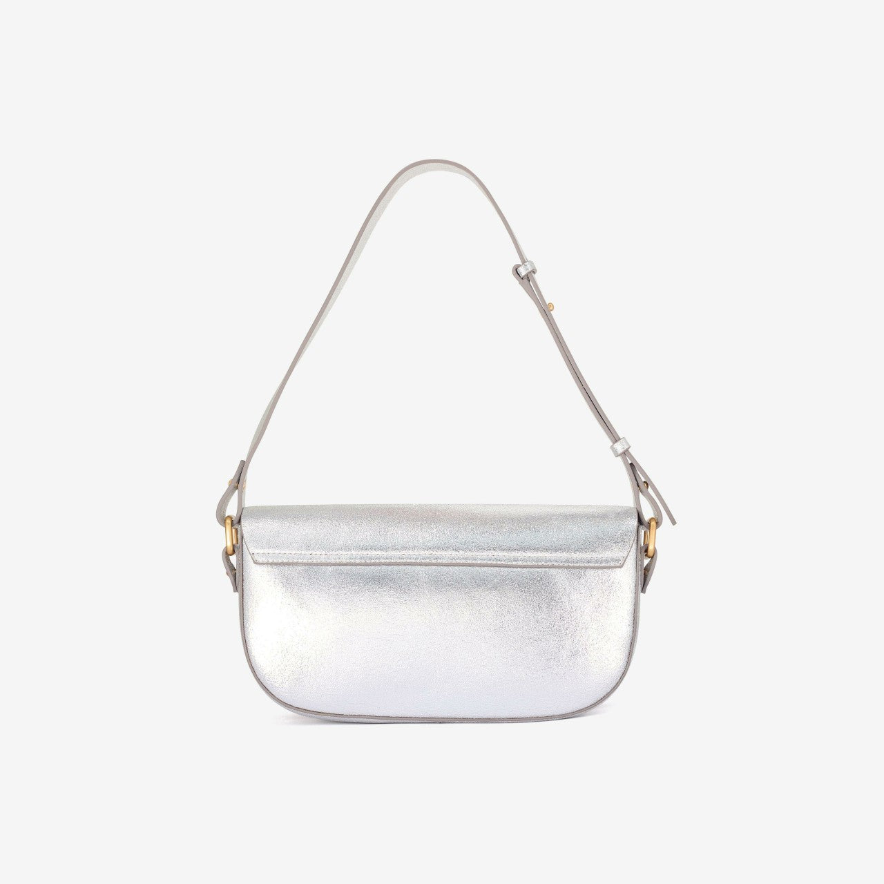 Baguette Dress Silver Leather