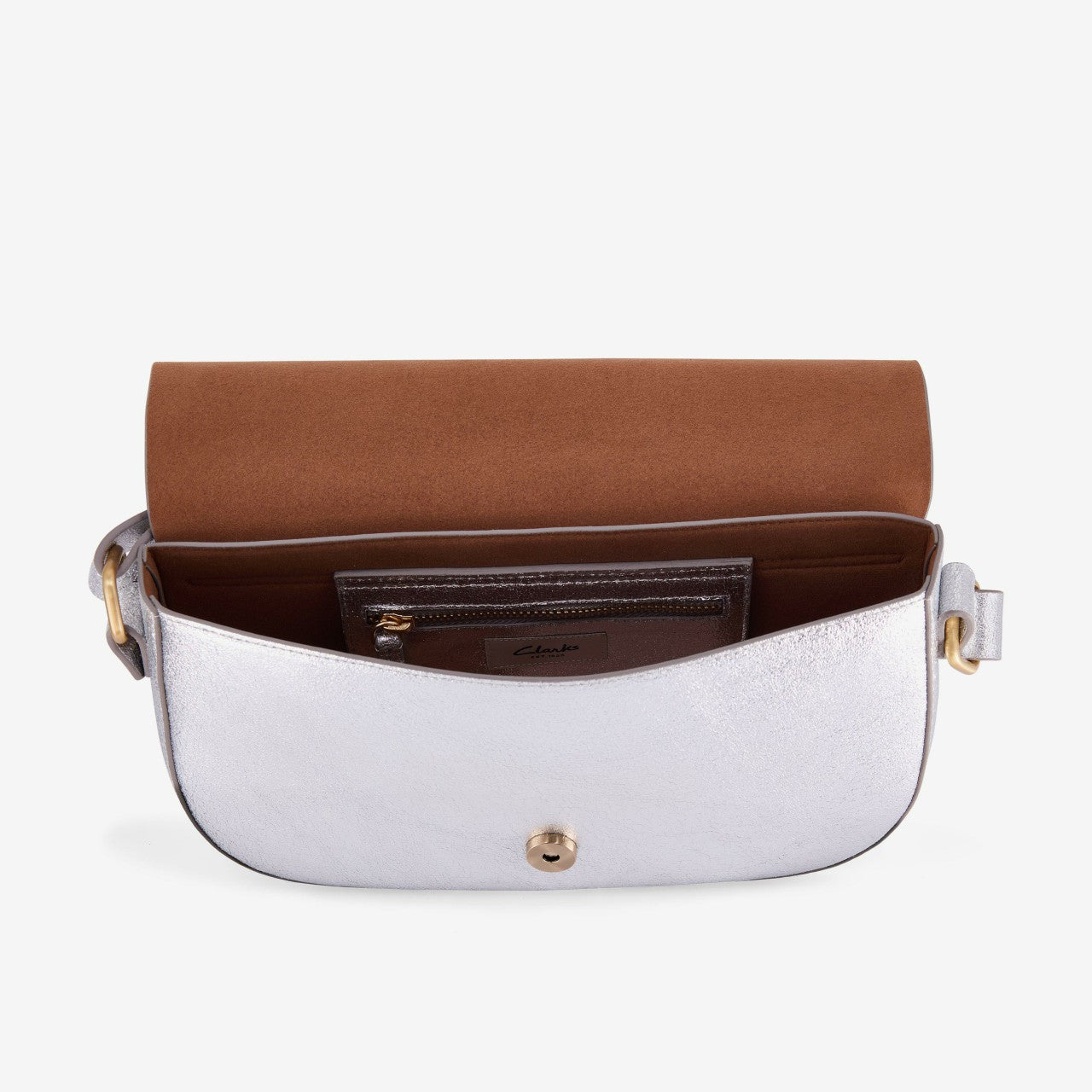 Baguette Dress Silver Leather