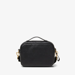 Camera Cross Black Leather