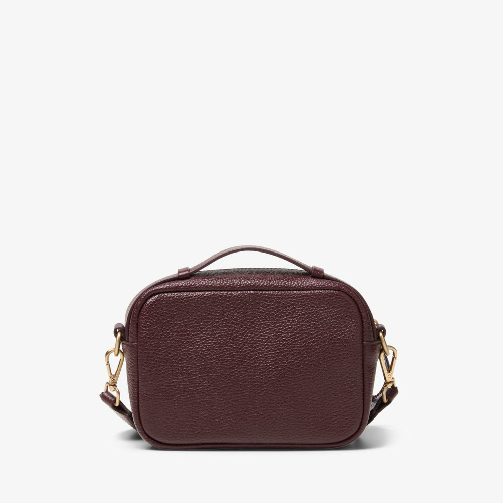 Camera Cross Burgundy Leather