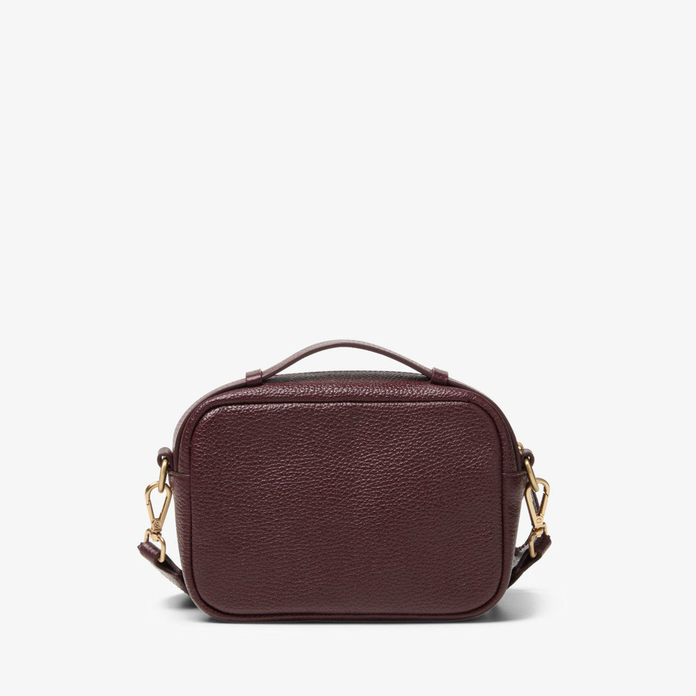 Camera Cross Burgundy Leather