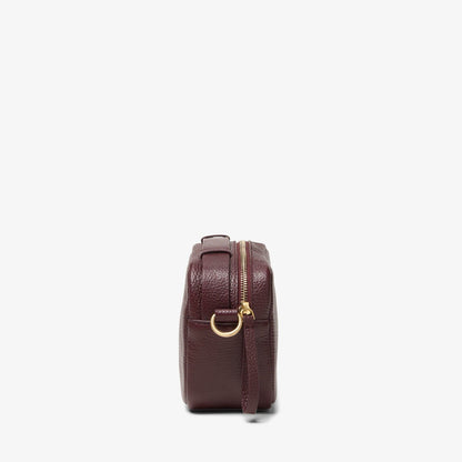 Camera Cross Burgundy Leather