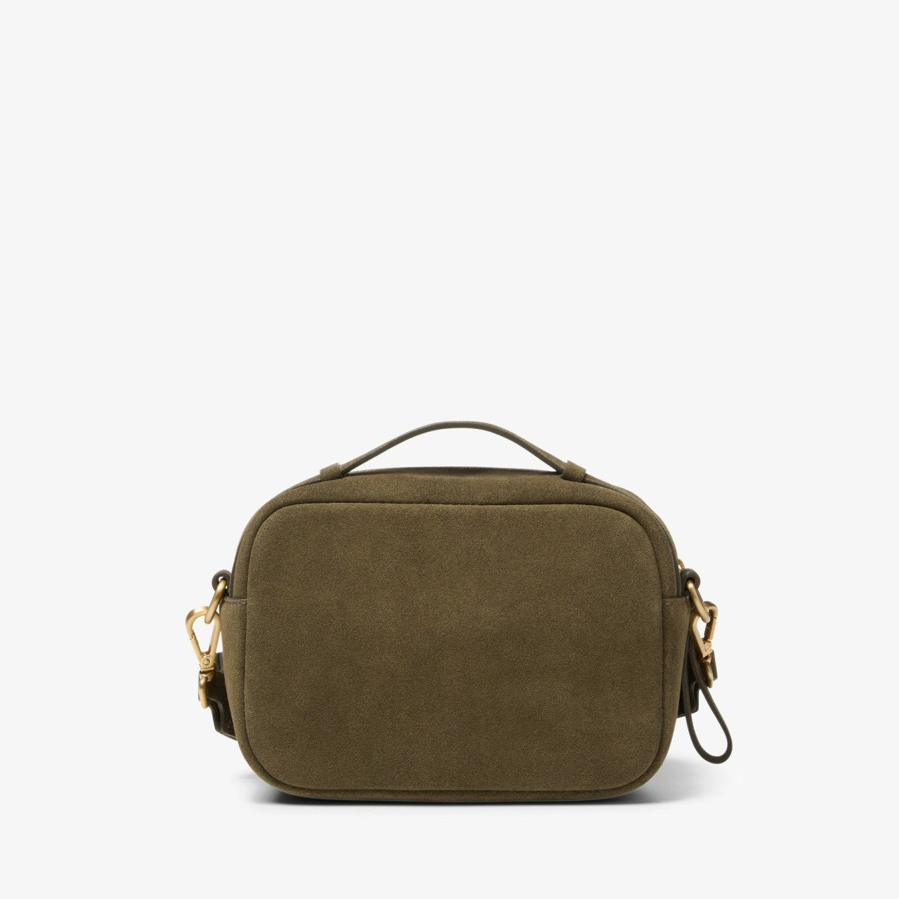 Camera Cross Olive Suede