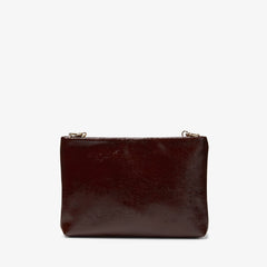 Dress Pouch Burgundy Patent