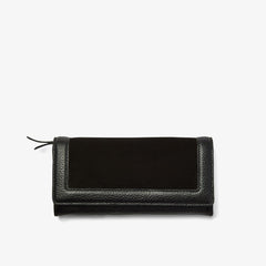 Casual Purse Black Suede