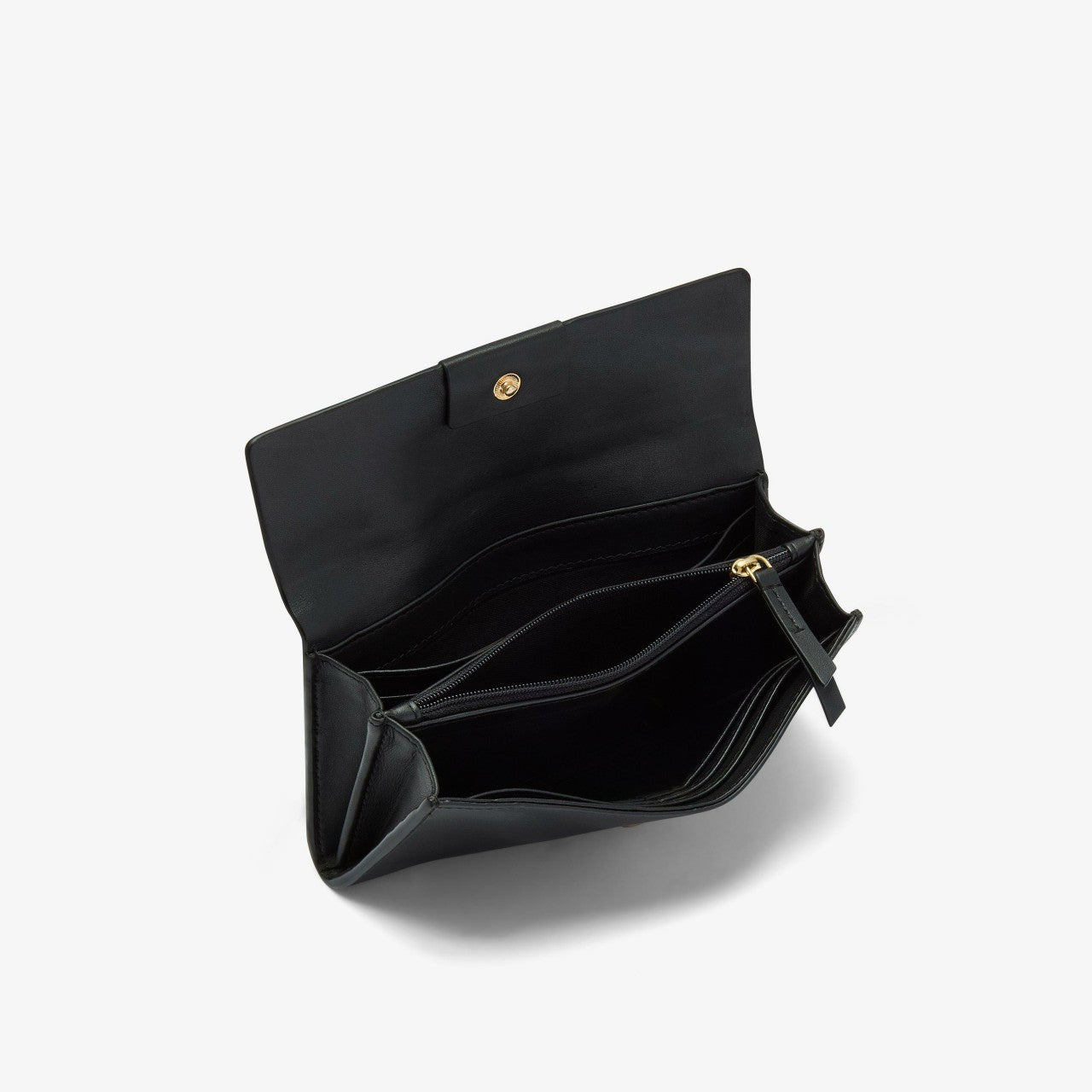 Dress Purse Black Leather