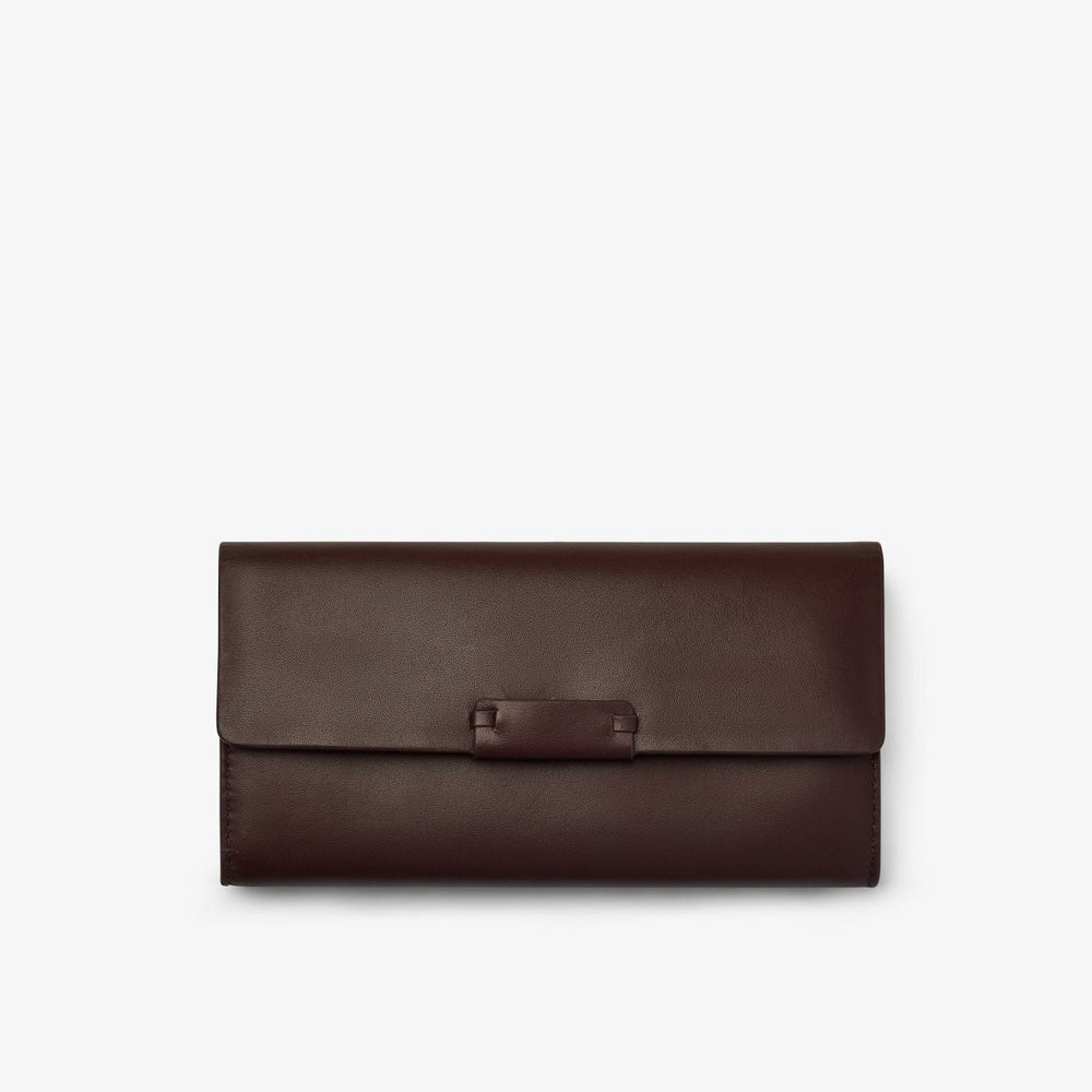 Dress Purse Burgundy Leather