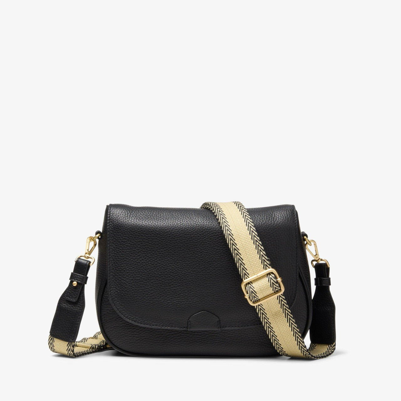 Utility Saddle Black Leather