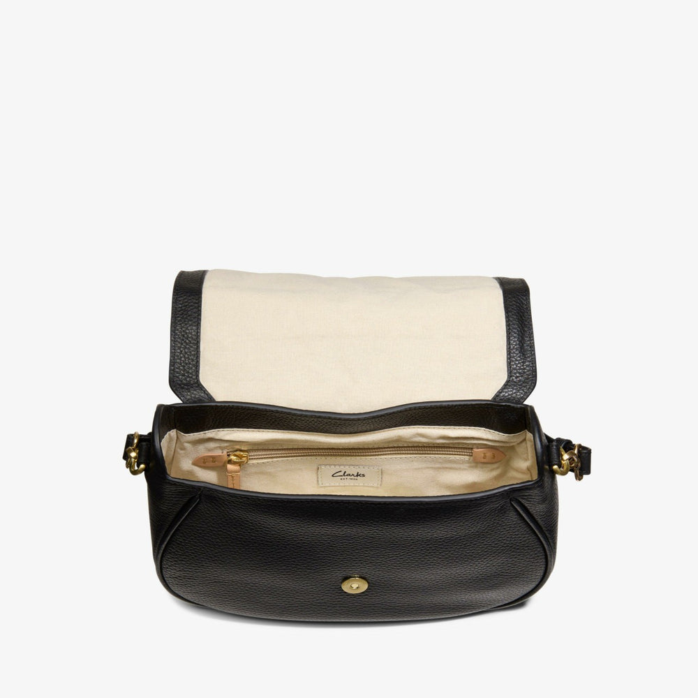 Utility Saddle Black Leather