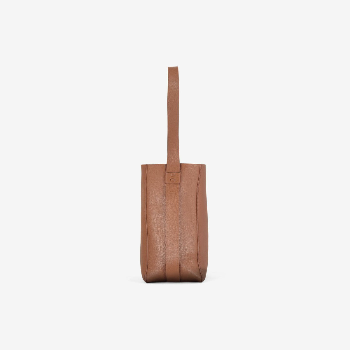 Bucket Tote Tan Leather