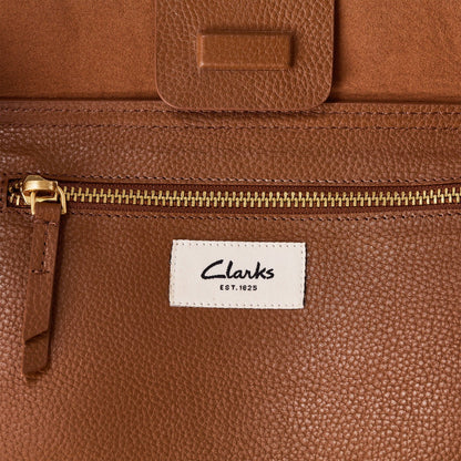 Bucket Tote Tan Leather