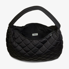 Quilted Tote Black
