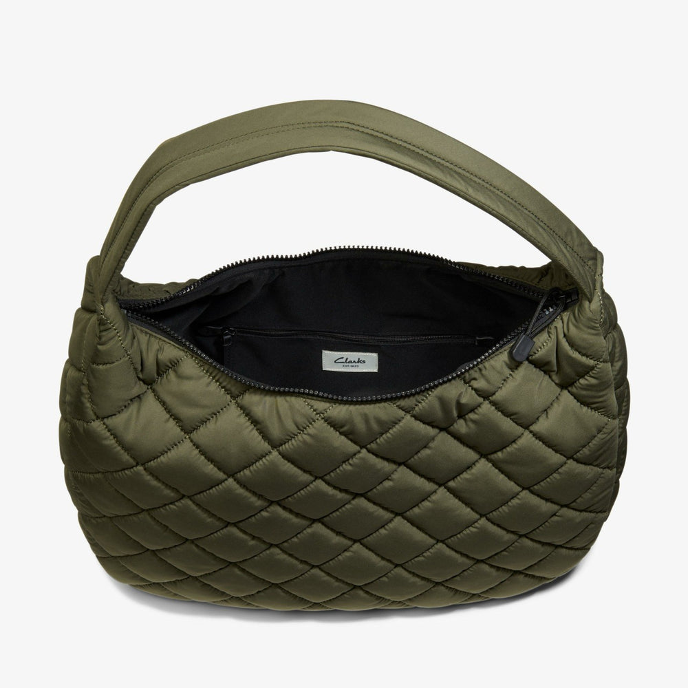 Quilted Tote Olive
