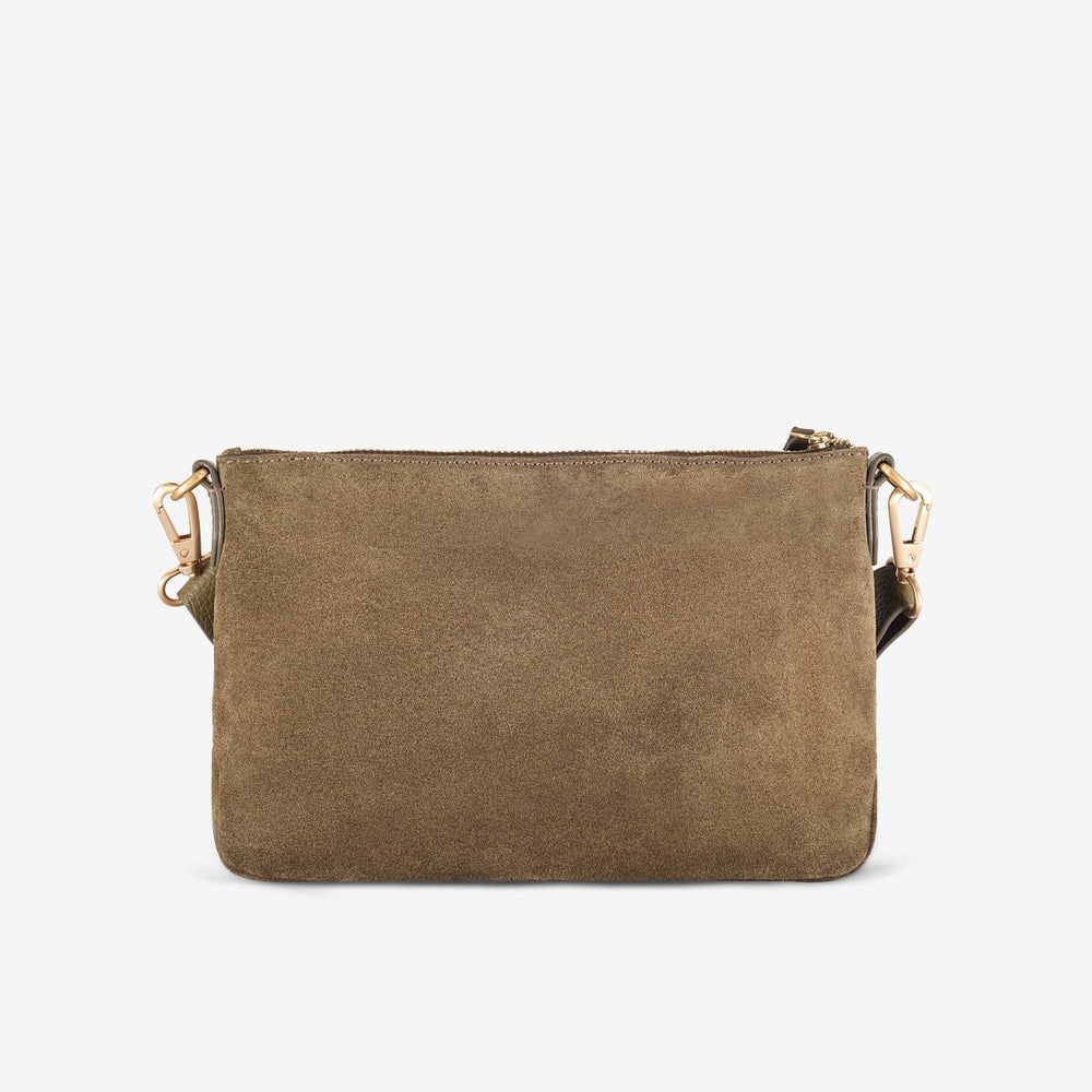 Willow Cross Olive Suede