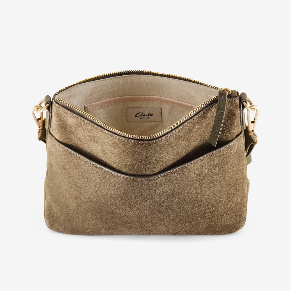 Willow Cross Olive Suede