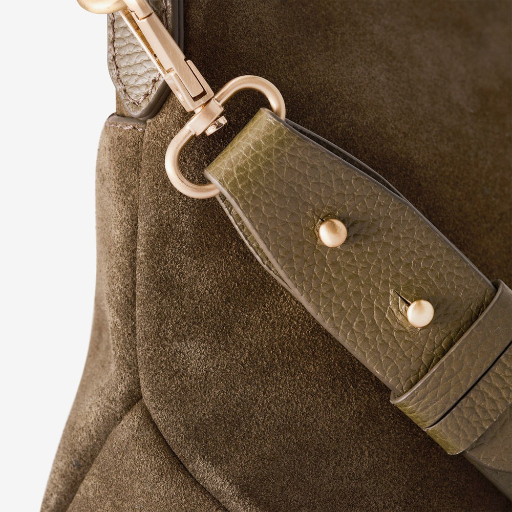 Willow Cross Olive Suede