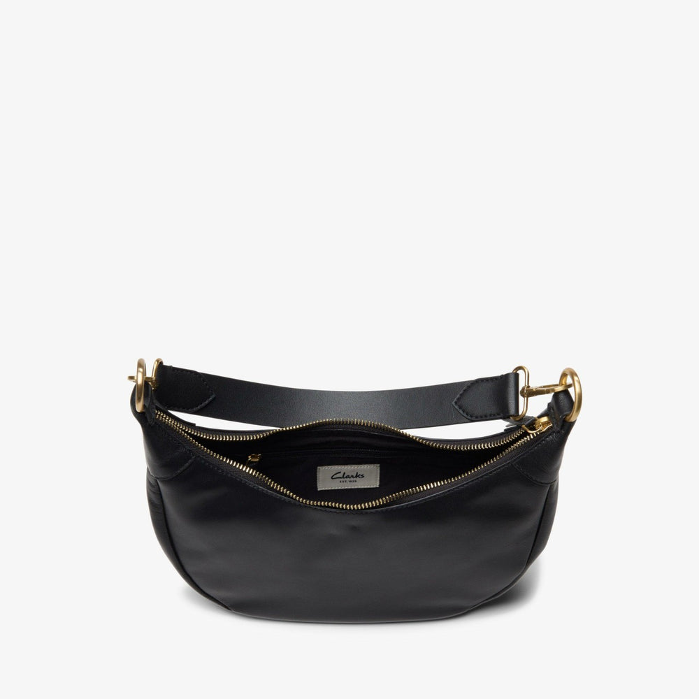 Willow Moon Mini Black Leather