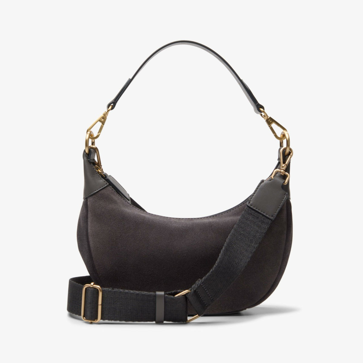 Willow Moon Mini Dark Grey Suede