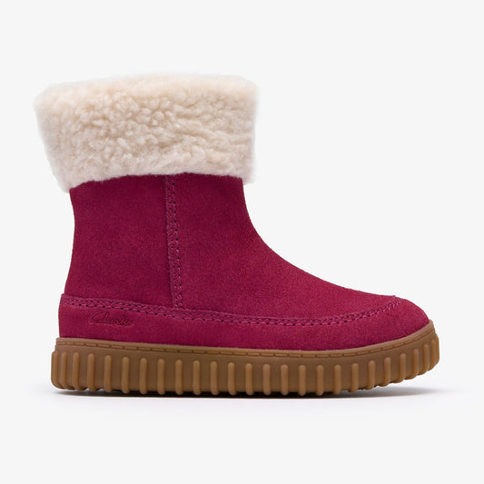 Cove Snug Toddler Berry Suede