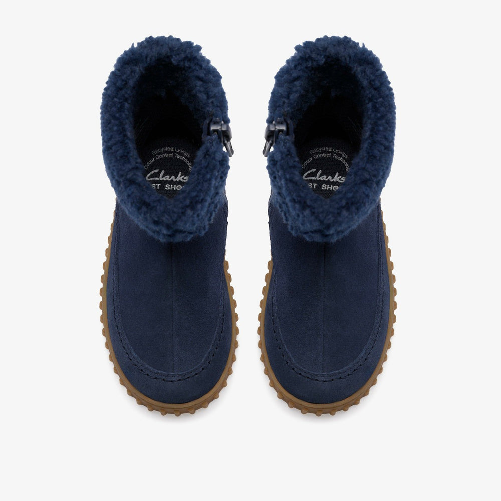 Cove Snug Toddler Navy Suede