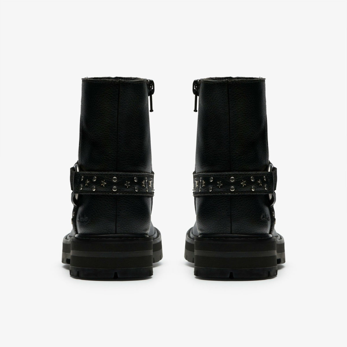 Prague Shine Kid Black Leather