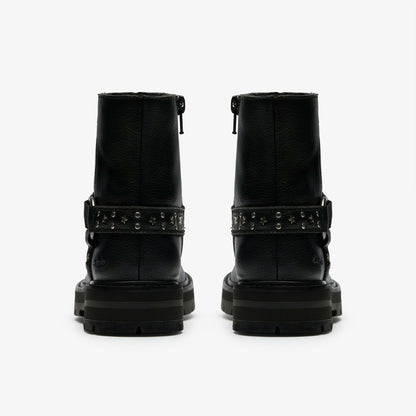 Prague Shine Kid Black Leather