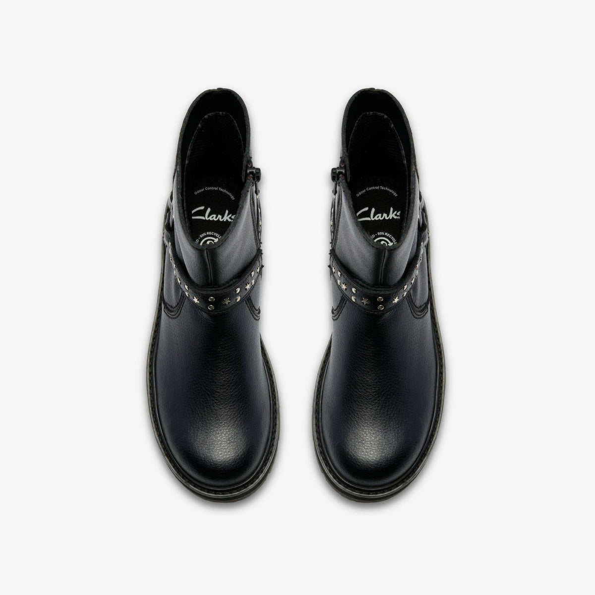 Prague Shine Kid Black Leather