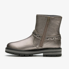 Prague Shine Kid Pewter Metallic