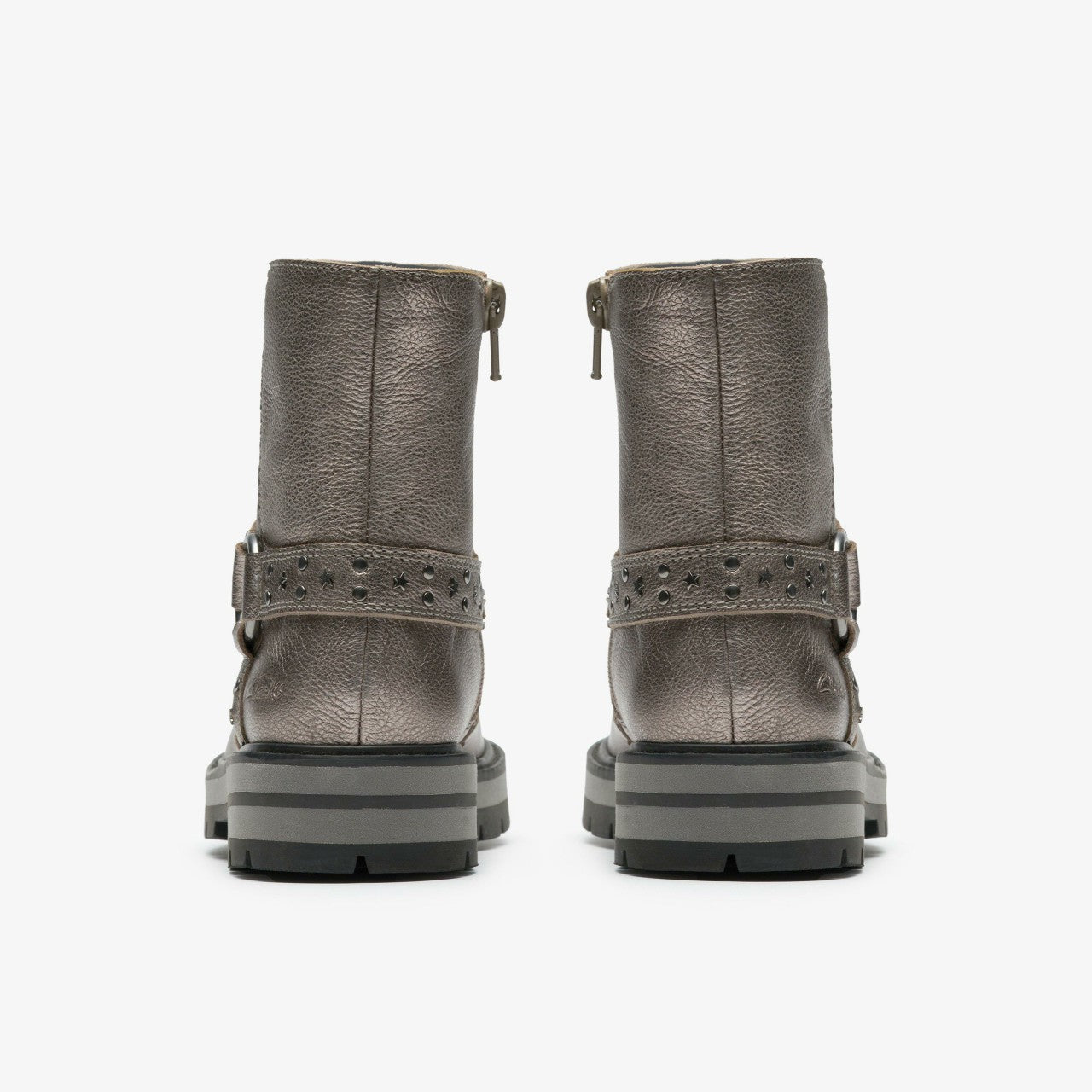 Prague Shine Kid Pewter Metallic