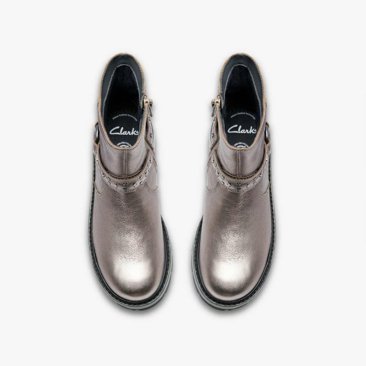 Prague Shine Kid Pewter Metallic