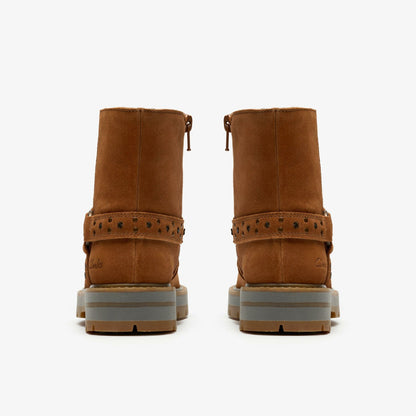 Prague Shine Kid Tan Suede