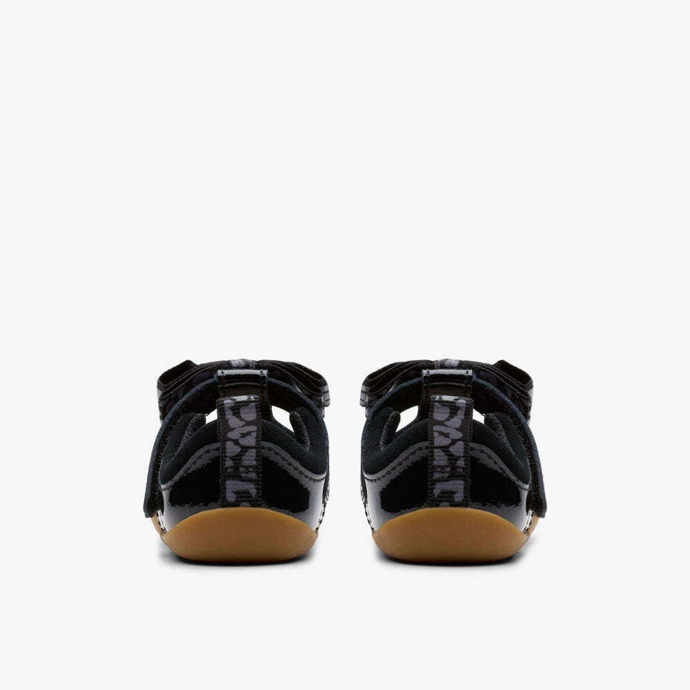 Roamer Trim Toddler Black Patent